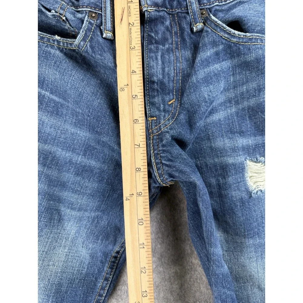 Levi's 511 Regular‎ Fit Jeans  Men's Medium Wash 29x32 Distressed Straight Leg